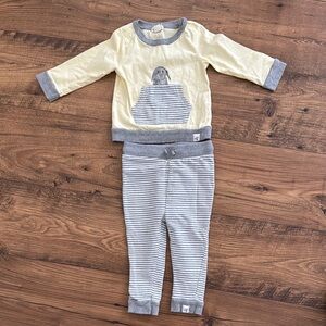 Burt’s Bees bunny outfit set, size 6-9 months